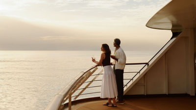 New imagery that Atlas Ocean Voyages is using in its branding.