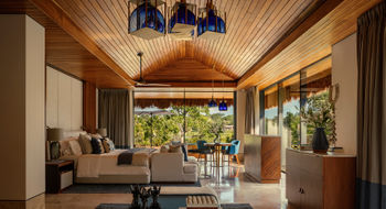 Chable Yucatan's collection of residences includes two- to five-bedroom homes.