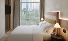 A guestroom at the Hyde Mexico City Reforma, slated to open in mid-2026.