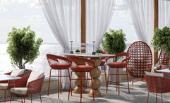 The Sealeven outdoor pool area will offer views of the Adriatic.