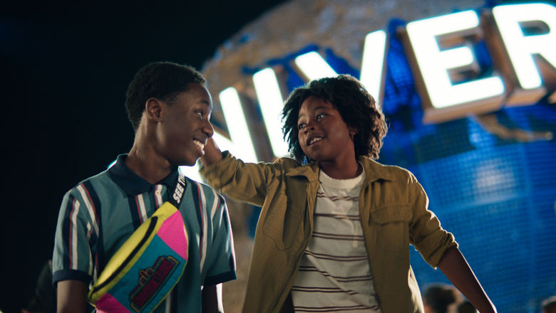 A still from the “Lil’ Bro” commercial, one of Universal Orlando Resort’s new ad spots for the “This Changes Everything” campaign.